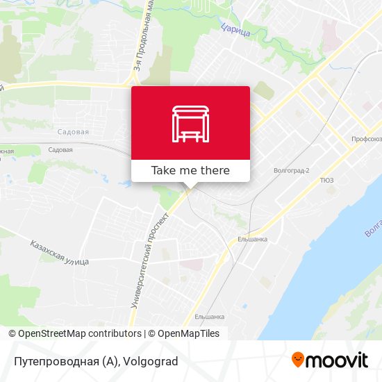 Путепроводная (А) map