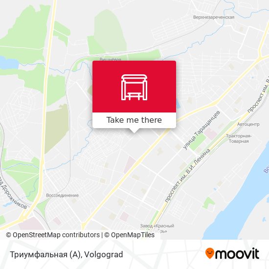 Триумфальная (А) map