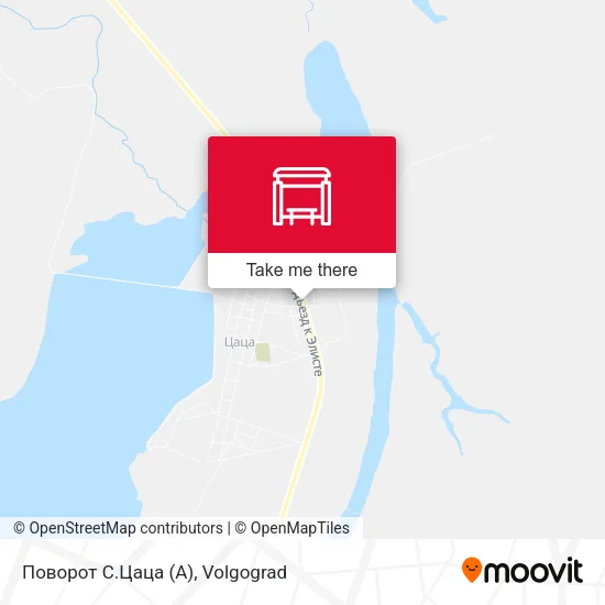 Поворот С.Цаца (А) map