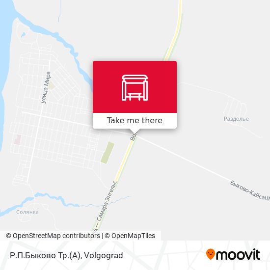 Р.П.Быково Тр.(А) map
