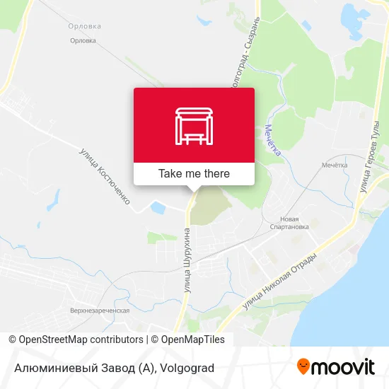 Алюминиевый Завод map