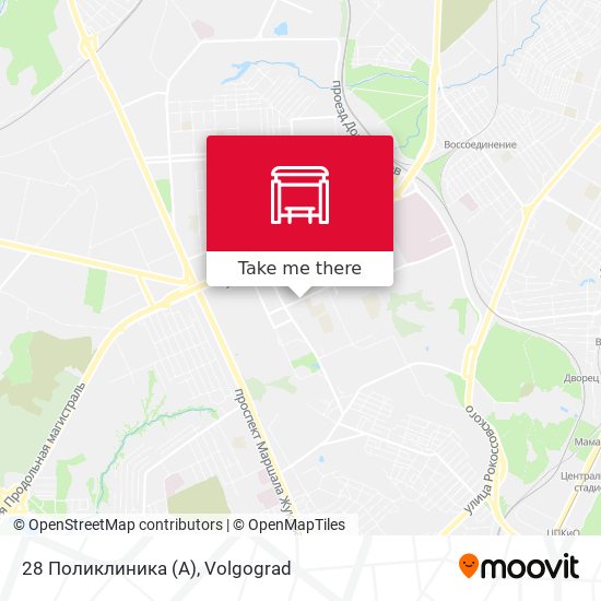28 Поликлиника (А) map