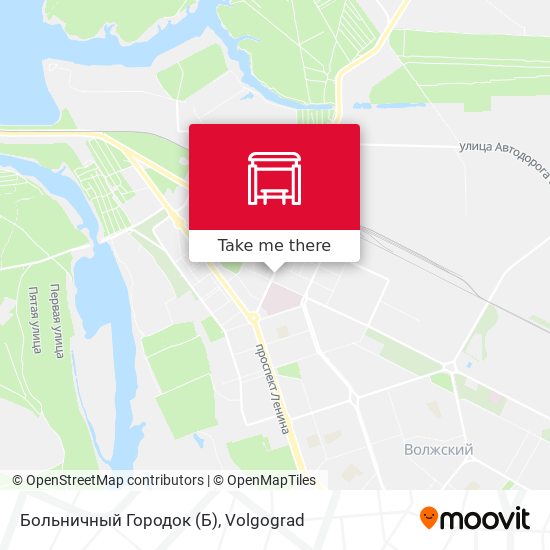 Больничный Городок map