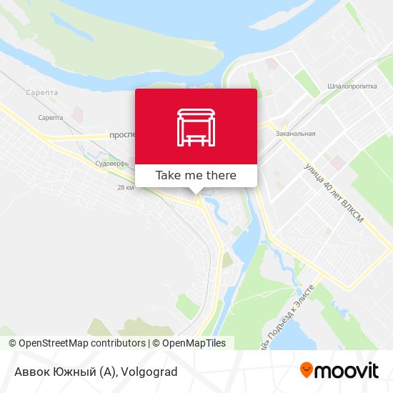 Аввок Южный map