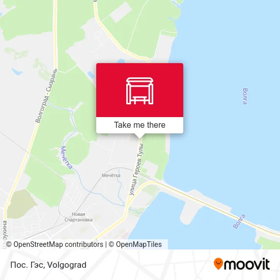 Пос. Гэс map