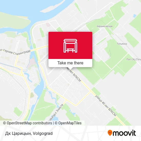 Дк Царицын map