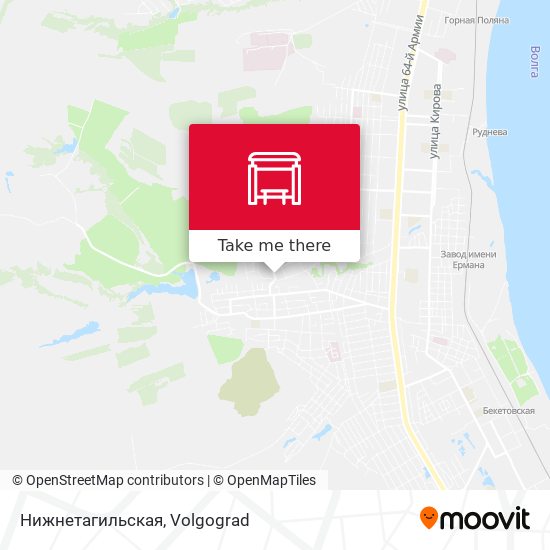Нижнетагильская map