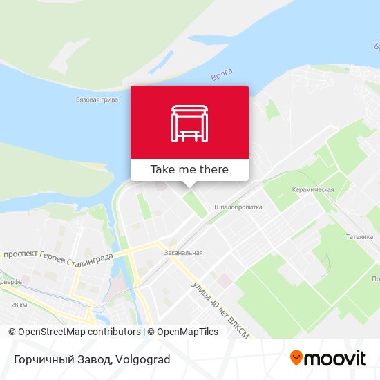 Горчичный Завод map