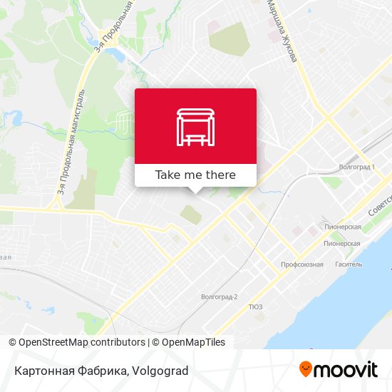Картонная Фабрика map