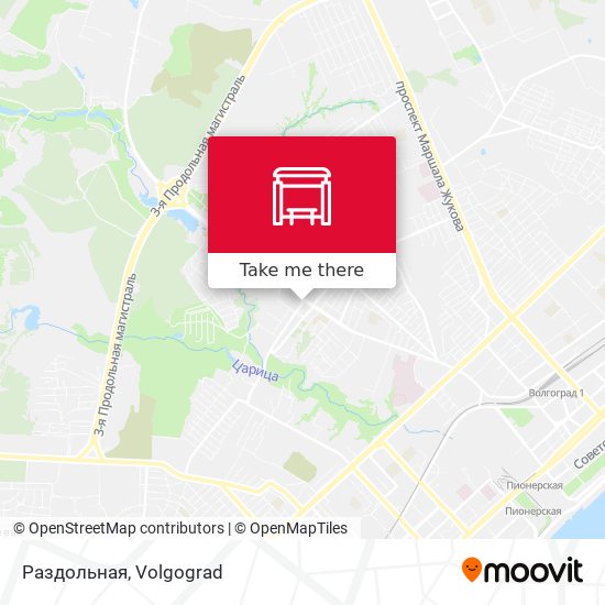 Раздольная map
