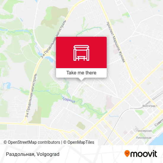 Раздольная map