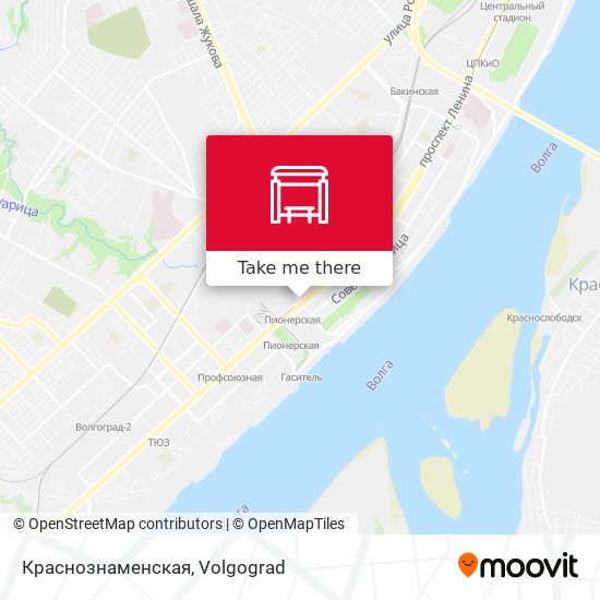 Краснознаменская map