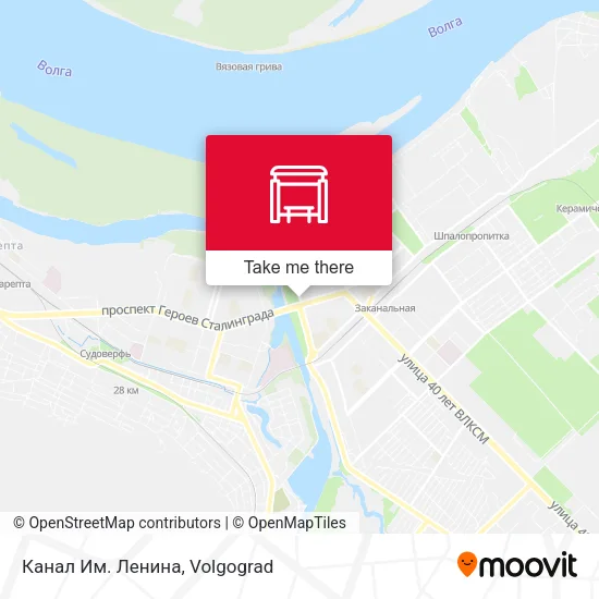 Канал Им. Ленина map