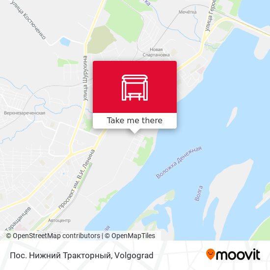 Пос. Нижний Тракторный map