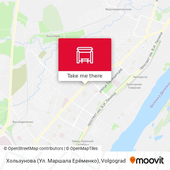 Хользунова (Ул. Маршала Ерёменко) map