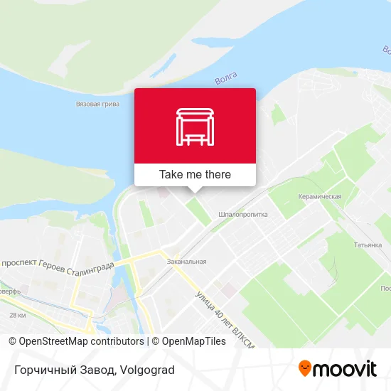 Горчичный Завод map