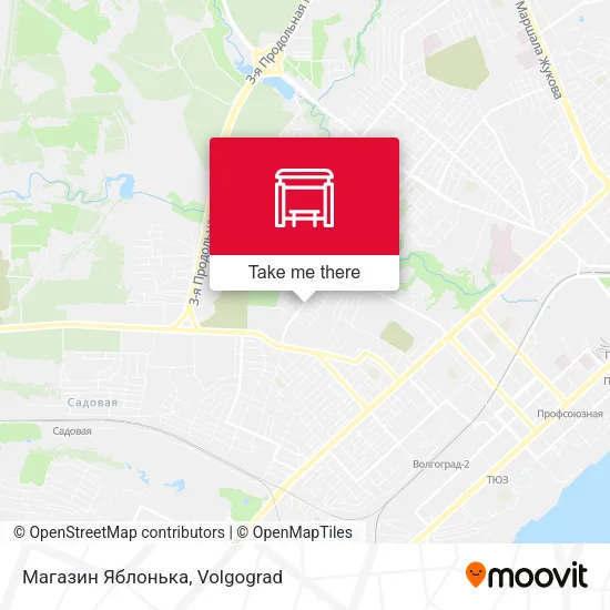 Магазин Яблонька map