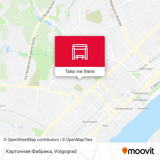 Картонная Фабрика map