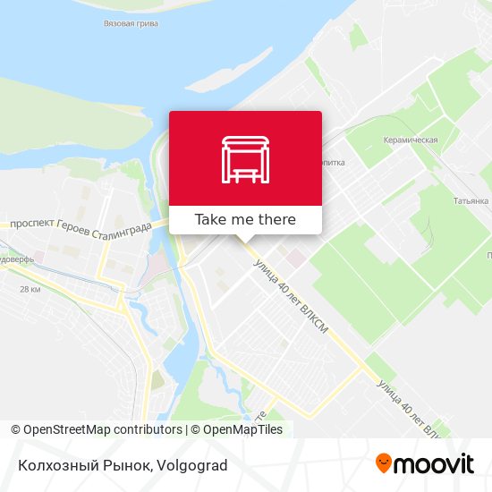 Колхозный Рынок map