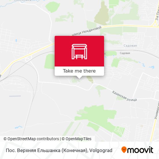 Пос. Верхняя Ельшанка (Конечная) map