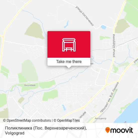 Поликлиника (Пос. Верхнезареченский) map