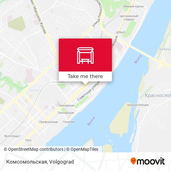 Комсомольская map
