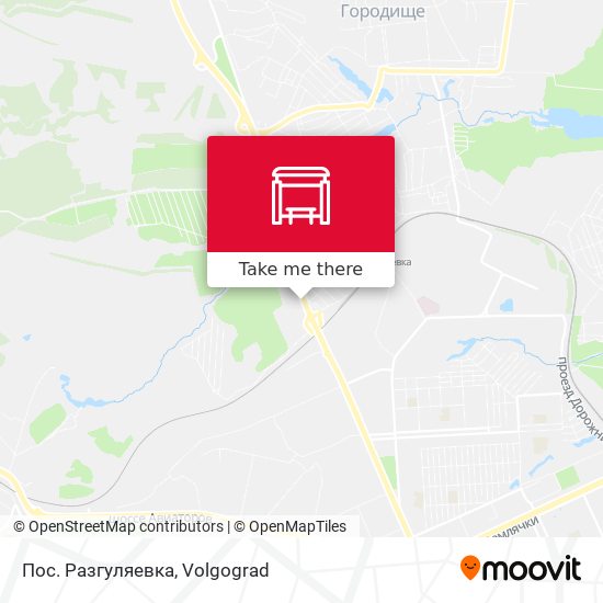 Пос. Разгуляевка map