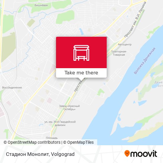 Стадион Монолит map