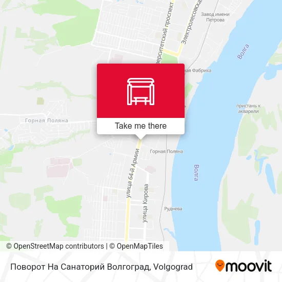 Поворот На Санаторий Волгоград map