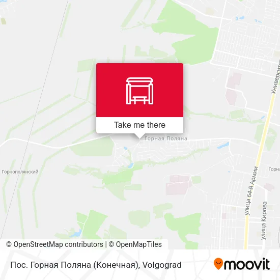 Пос. Горная Поляна (Конечная) map