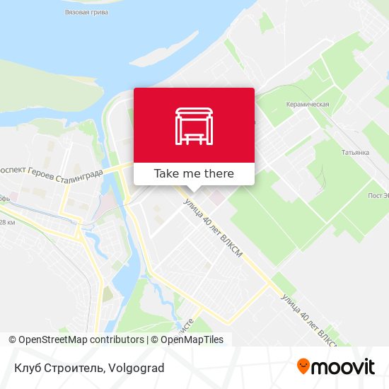 Клуб Строитель map