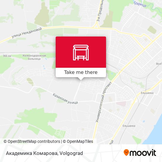 Академика Комарова map