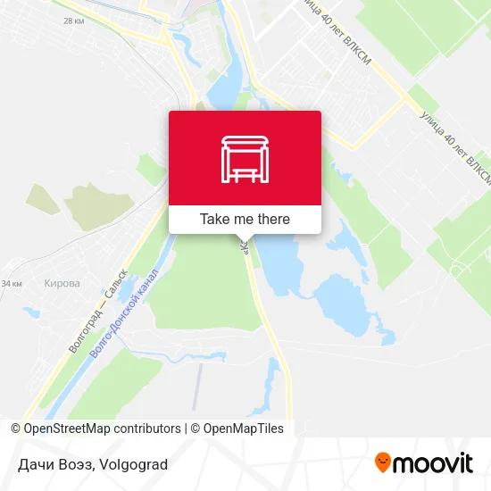 Дачи Воэз map