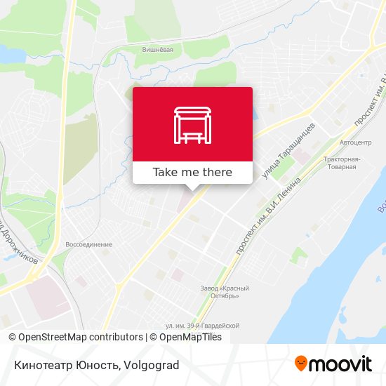 Кинотеатр Юность map