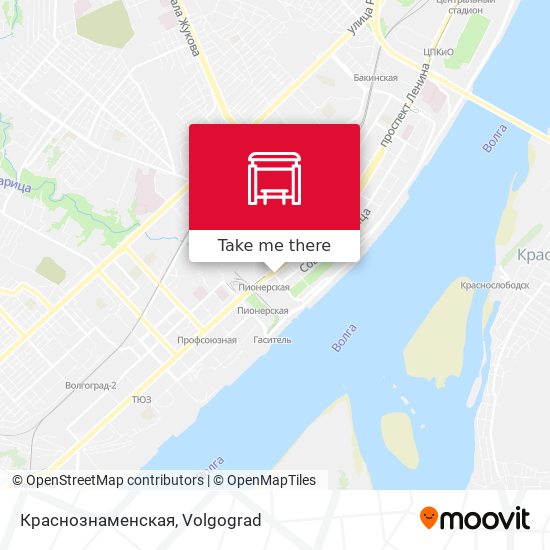 Краснознаменская map