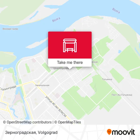 Зерноградская map