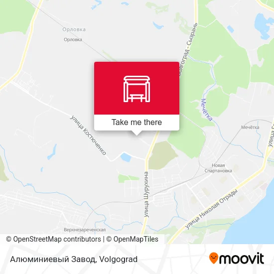 Алюминиевый Завод map