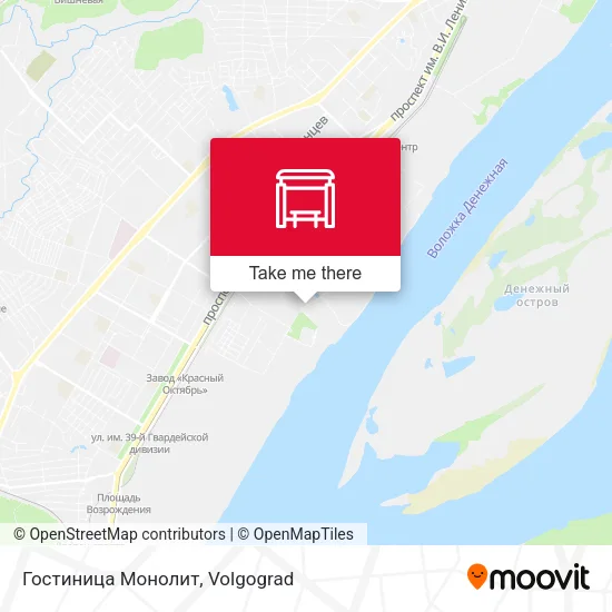 Гостиница Монолит map