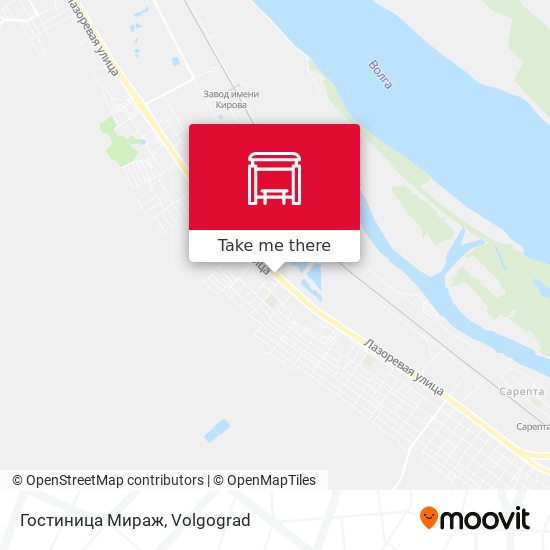 Гостиница Мираж map