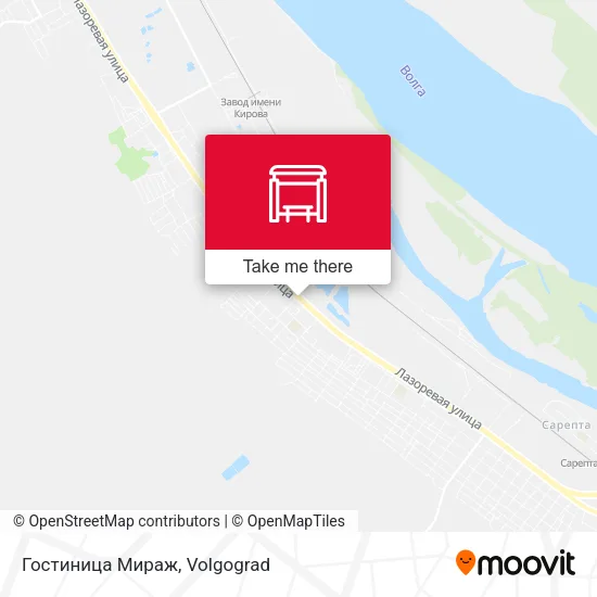 Гостиница Мираж map
