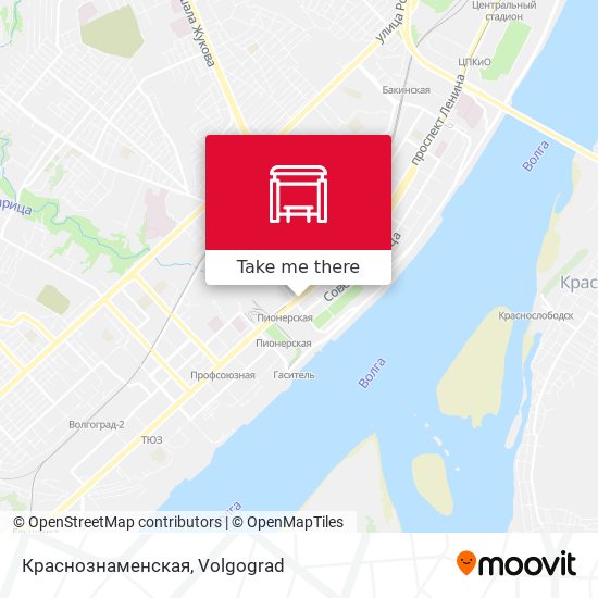 Краснознаменская map