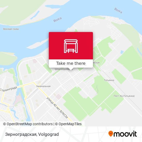 Зерноградская map