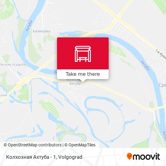 Колхозная Ахтуба - 1 map