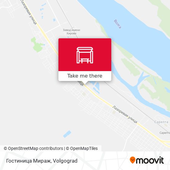 Гостиница Мираж map