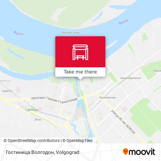 Гостиница Волгодон map