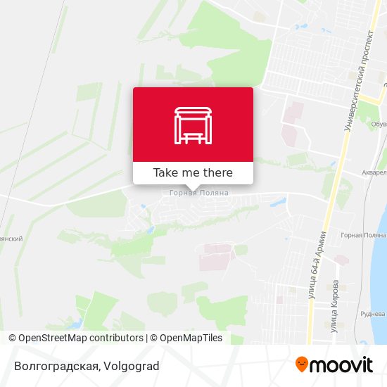 Волгоградская map
