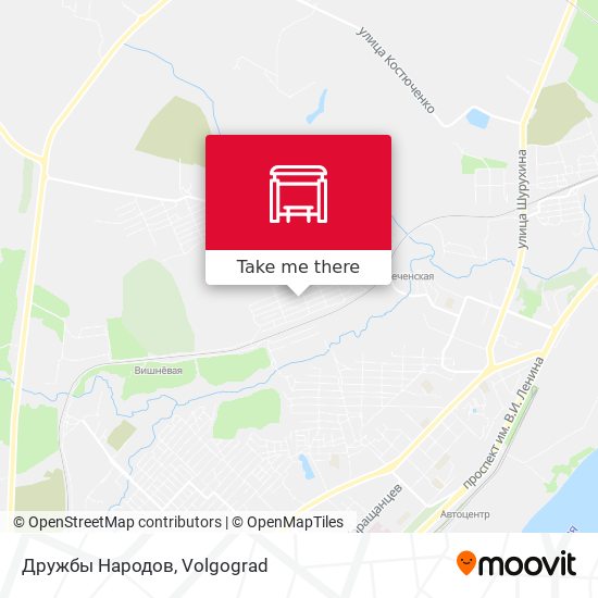 Дружбы Народов map