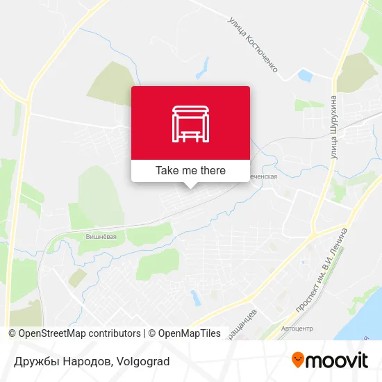 Дружбы Народов map