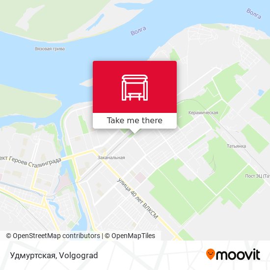 Удмуртская map