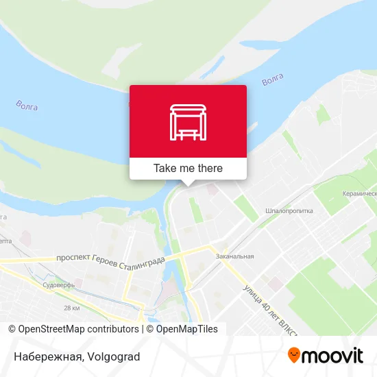 Набережная map